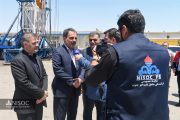 با حضور مدیرعامل مناطق نفت‌خیز جنوب: دكل تعمیراتی ۱۰۷ به مدار عملیات برگشت