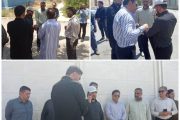بازدید میدانی مهندس یوسفی از پروژه‌های آب و فاضلاب شهرستان‌های کارون، باوی و حمیدیه