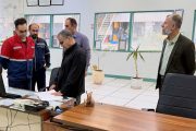 بازدید مدیرعامل شركت بهره‌برداری نفت و گاز كارون از تأسیسات عملیاتی