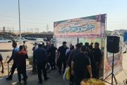 برپایی ایستگاه صلواتی در شرکت فولاد اکسین خوزستان