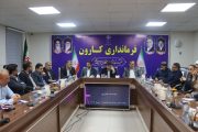 تأکید مدیرعامل آبفا اهواز بر اجرای دو پروژه زیربنایی برای ارتقای کیفیت و کمیت آب در شهرستان کارون