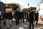 اعزام كاروان شركت نفت و گاز اروندان به مراسم وداع و تشییع رهبر شهید انقلاب اسلامی