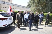 حضور مدیرعامل شركت ملی نفت ایران و مدیران صنعت نفت جنوب در آیین تشییع شهدای حملات اخیر دشمن در اهواز