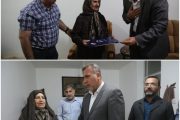 تکریم و تجلیل از خانواده دو شهید دفاع مقدس شرکت آب‌ و فاضلاب اهواز