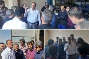 بازديد مديرعامل شركت آب و فاضلاب اهواز از تصفيه‌خانه شهید محمدی (شماره يك)