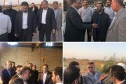بازدید میدانی از تصفیه خانه آب شهری شیبان