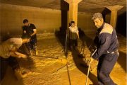 ارتقای کیفیت آب با لایروبی مخزن ۶ هزار مترمکعبی شهر چمران
