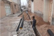 اصلاح بخشی از شبکه فاضلاب در بهبهان