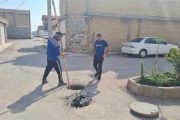 جلوگیری از پس زدگی فاضلاب/ نصب پمپ لجن کش تلمبه خانه فاضلاب ماهشهر