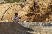 رفع افت فشار آب 300 خانوار روستایی بهبهان با اصلاح خط انتقال